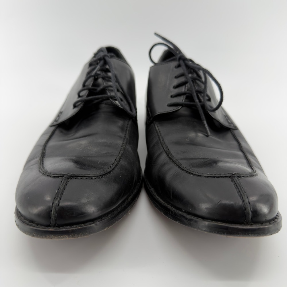 Cole Haan Mens Black Leather Split Toe Derby Dress Shoes Size 12 M - Picture 2 of 6